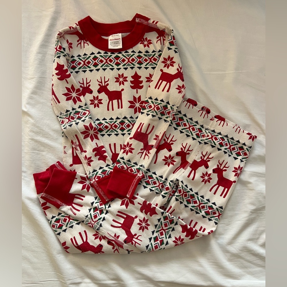 Hanna Andersson reindeer pajamas